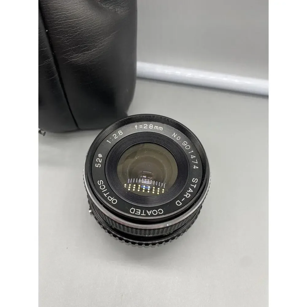 Lot Of 2 Star-D 1:2.8 28mm Camera Lens Optics Coated 901474 and 910407